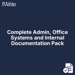 Complete Admin, Office Systems and Internal Documentation Pack