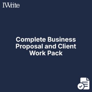 Complete Business Proposal and Client Work Pack