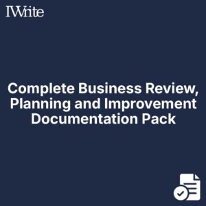 Complete Business Review, Planning and Improvement Documentation Pack