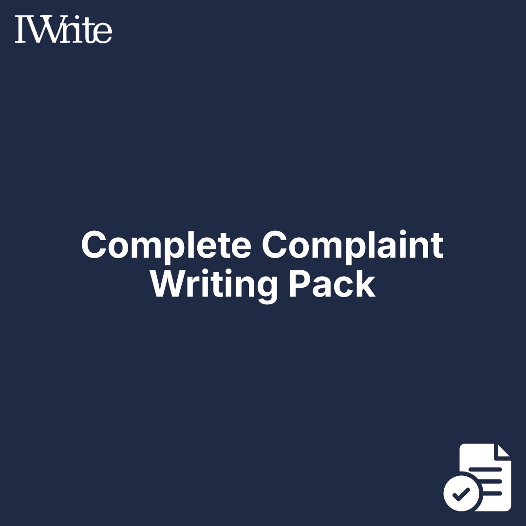 Complete Complaint Writing Pack