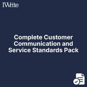 Complete Customer Communication and Service Standards Pack