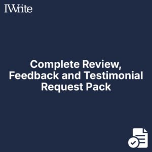 Complete Review, Feedback and Testimonial Request Pack