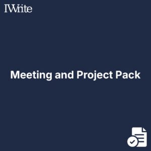 Meeting and Project Pack