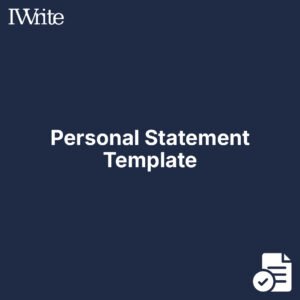 Personal Statement Template