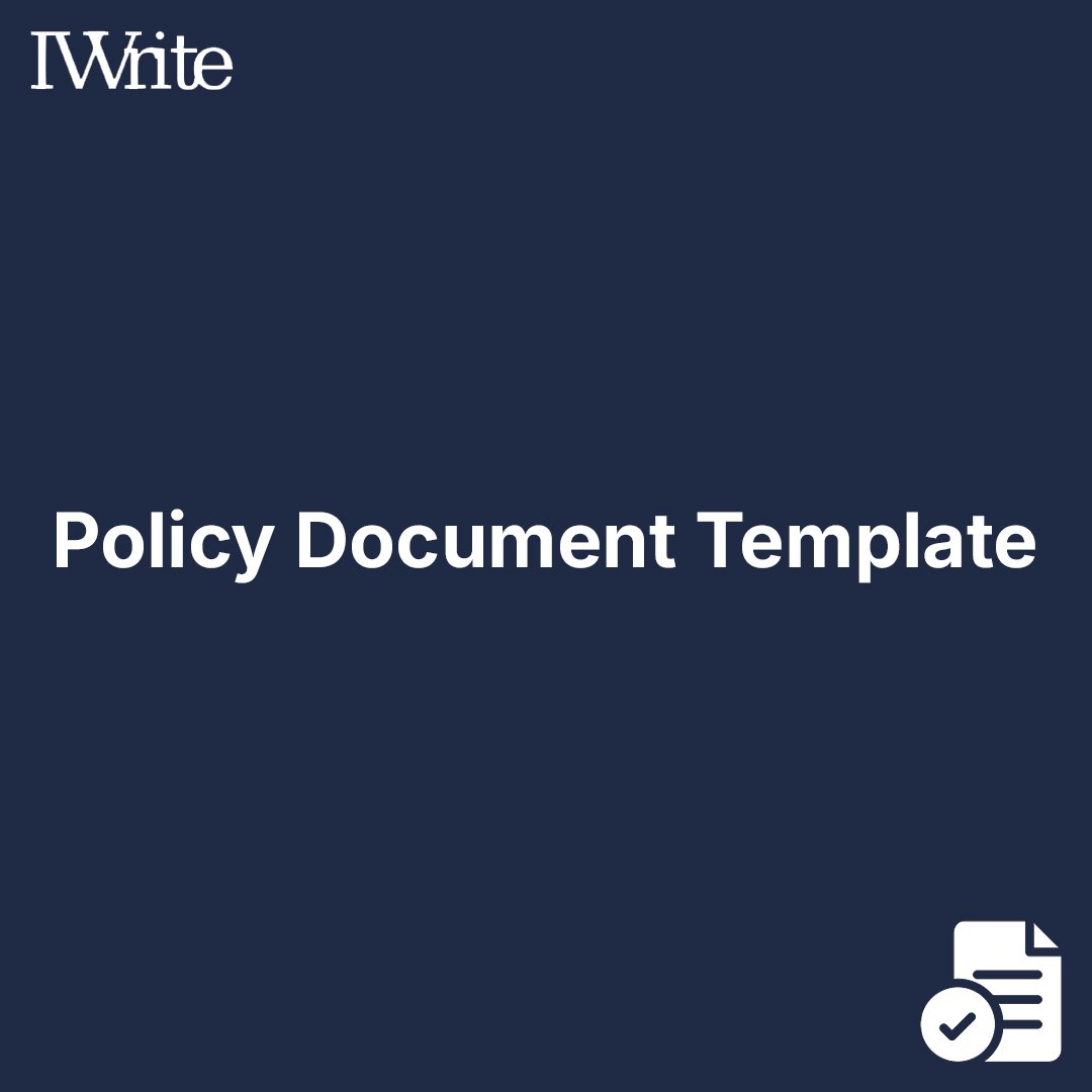 Policy Document Template