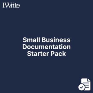 Small Business Documentation Starter Pack